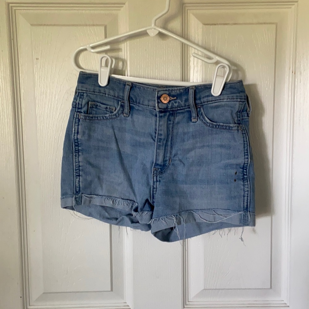 Denim shorts, Hollister
